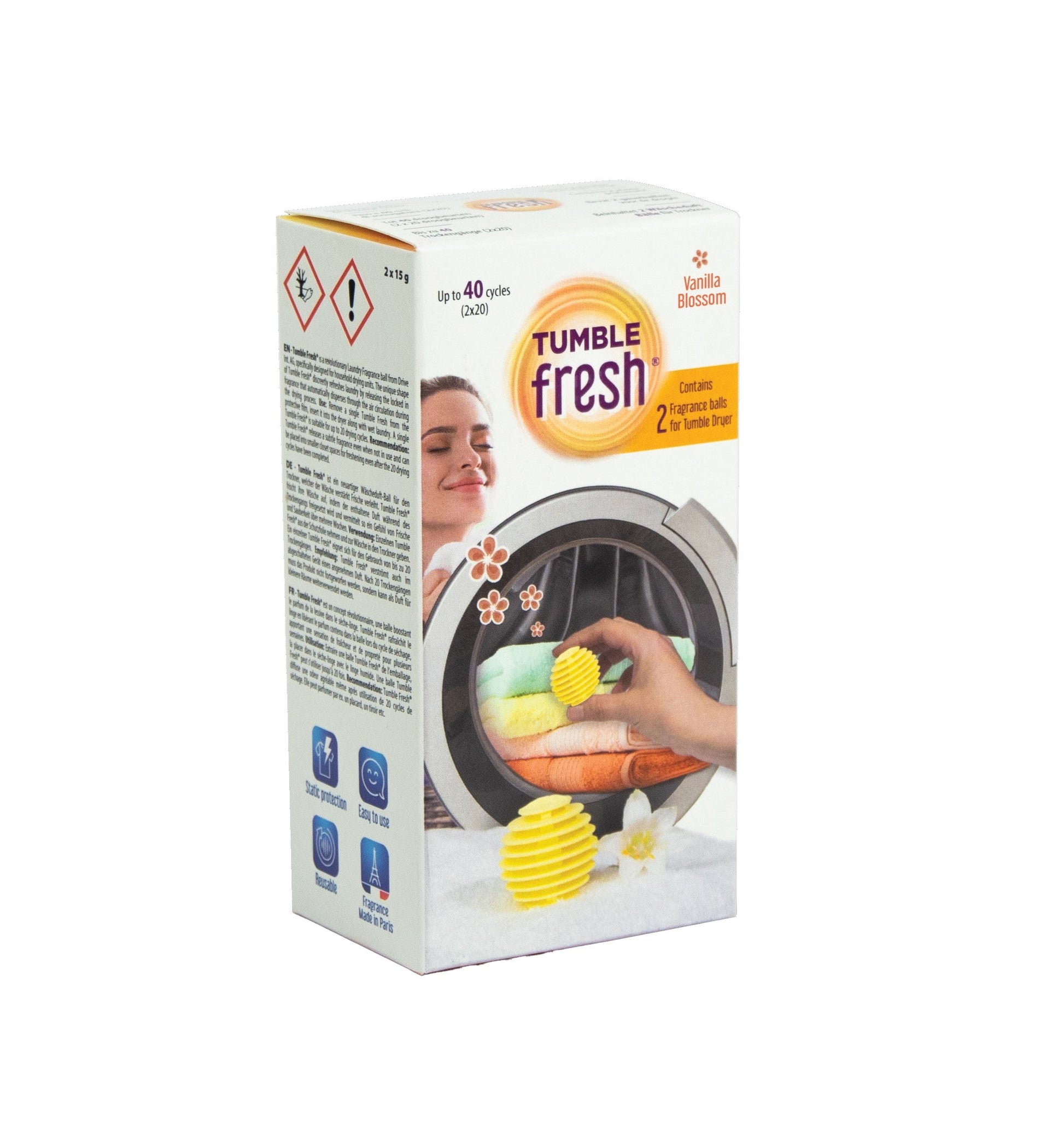 Tumble Fresh Washine Machine Fragrance Vanilla Blossom